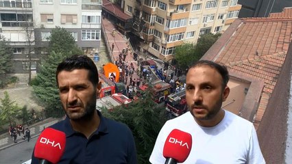 İstanbul Gayrettepe'de yangının çıkışını görenler konuştu