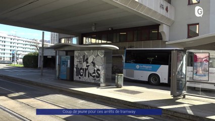 Reportage - Coup de jeune pour des arrêts de tramway - Reportages - TéléGrenoble