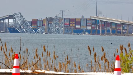 Channel opened for shipping vessels around Baltimore Key Bridge wreckage