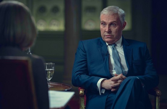 Rufus Sewell needed a large bum double for a Prince Andrew scene in Scoop