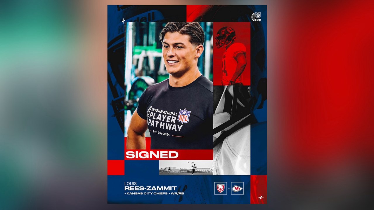 Former Wales rugby star Louis Rees-Zammit joins NFL champions Kansas City Chiefs
