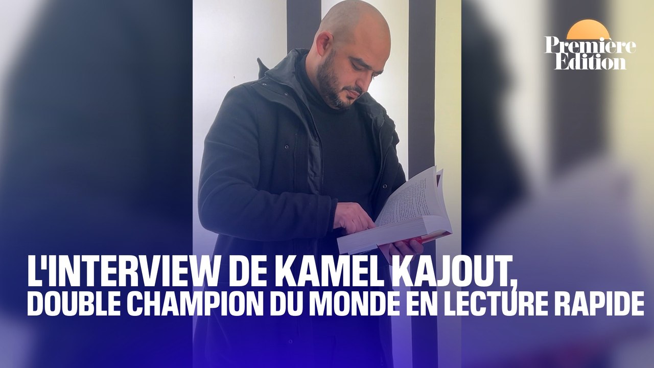 "Un livre de 300 pages, si je prends mon temps, je vais mettre une bonne heure": l'interview de Kamel Kajout, double champion du monde en lecture rapide