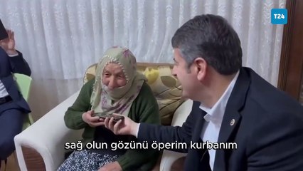 Adıyaman’da İmamoğlu sevgisi; ev sahibinin isteğini kırmadı yaşlı kadını İmamoğlu’yla konuşturdu