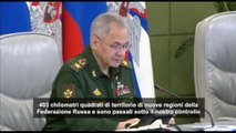 Russia, Shoigu: liberati 400 km quadrati di territorio ucraino