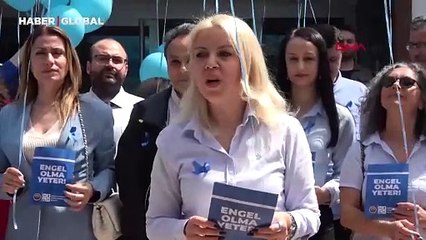 Otizme karşı farkındalık etkinliği: Balonlar gökyüzüne bırakıldı