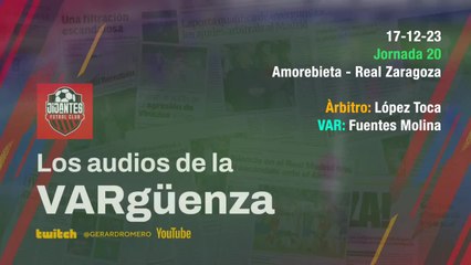 Los audios del VAR del Amorebieta vs. Zaragoza de LaLiga Hypermotion