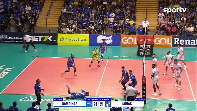 CAMPINAS 2 X 3 MINAS - MELHORES MOMENTOS - SUPERLIGA DE VÔLEI MASCULINO