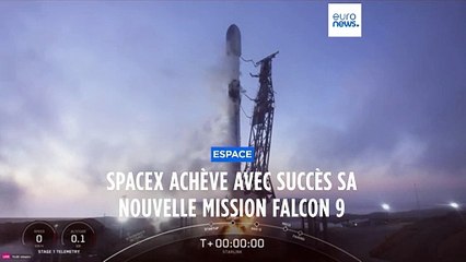 La fusée Falcon 9 de SpaceX est revenue sur Terre