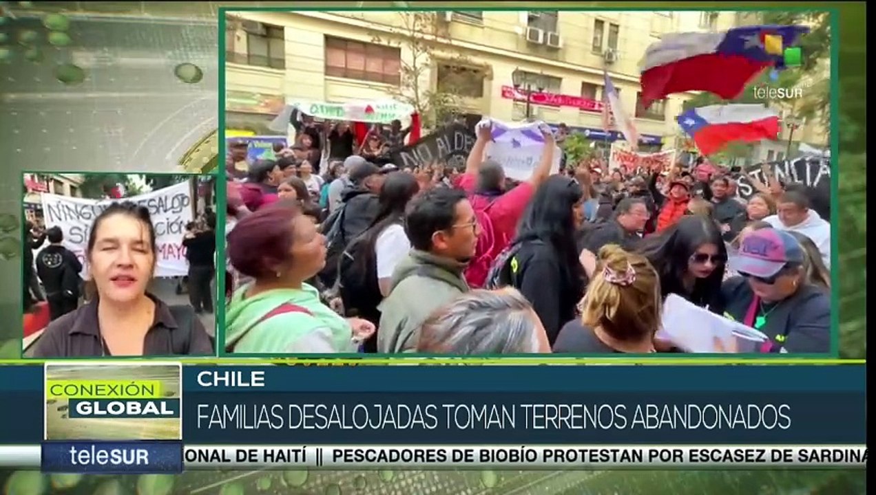 Familias afectadas por lo desalojos exigen integración urbana en Chile