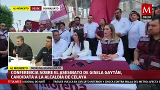 Morena da conferencia sobre el asesinato de Gisela Gaytán en Celaya