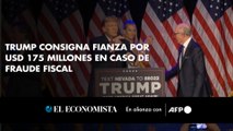 Trump consigna fianza por USD 175 millones en caso de fraude fiscal