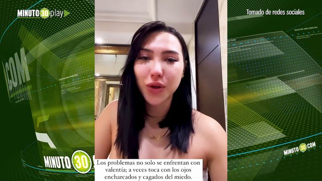 Aida Victoria Merlano reapareció llorando en sus redes sociales y aseguró que tiene mucho miedo