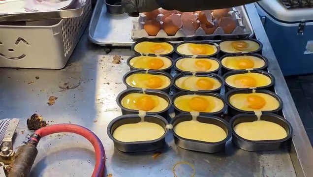 KOREAN EGG BREAD - KOREAN STREET FOOD