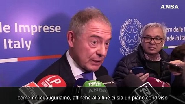 Stellantis, Urso: Chiesto di presentare un programma per ogni stabilimento