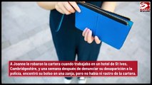 Una mujer encuentra su cartera desaparecida después de 18 años