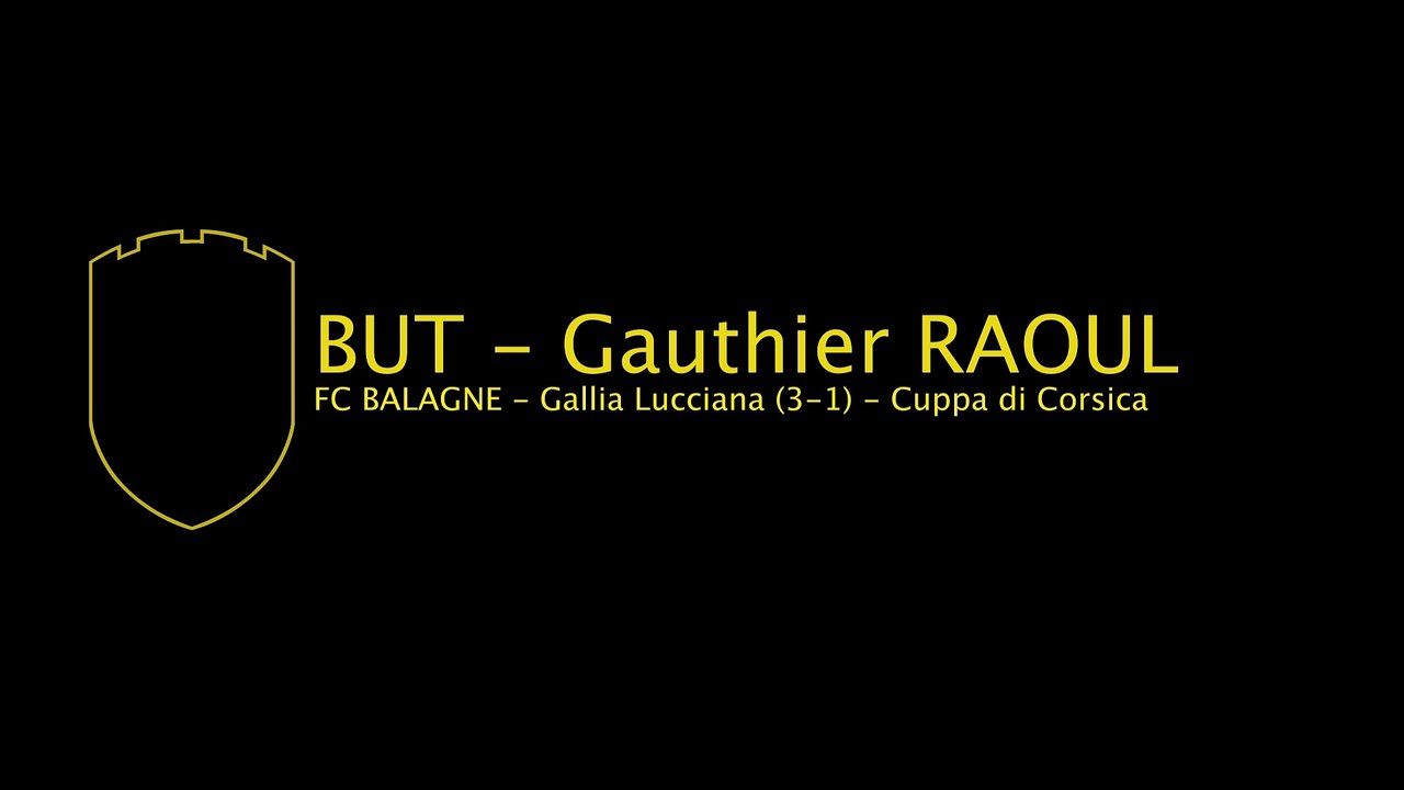 But Gauthier RAOUL - demi finale de coupe de Corse