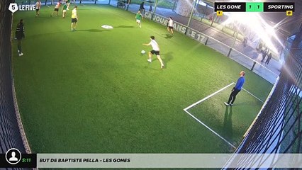 But de Baptiste Pella - LES GONES