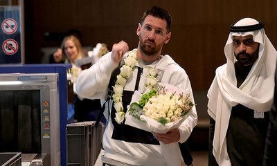 ميسي يوجه رسالة شكر للشعب السعودي