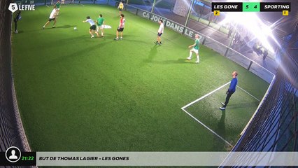 But de Thomas LAGIER - LES GONES