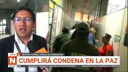 Implicada en el asesinato cumplirá condena en La Paz