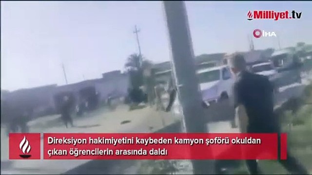 Irak'ta feci kaza! Kamyon öğrencilerin arasına daldı! Çok sayıda ölü ve yaralı var