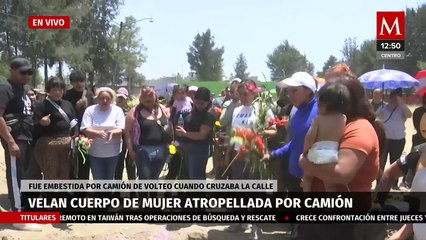 Sepultan a mujer que fue atropellada por un camión en la alcaldía Tláhuac; tenía 25 años