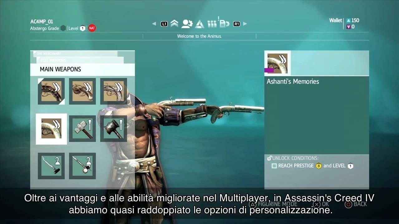 Caratteristiche del Multiplayer