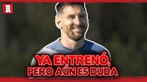 MESSI aún es DUDA para el partido contra RAYADOS
