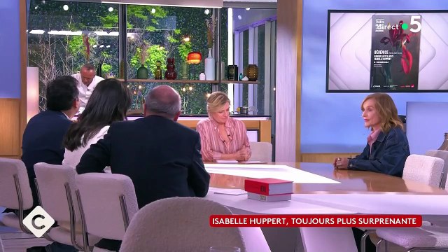 Isabelle Huppert, C à Vous .