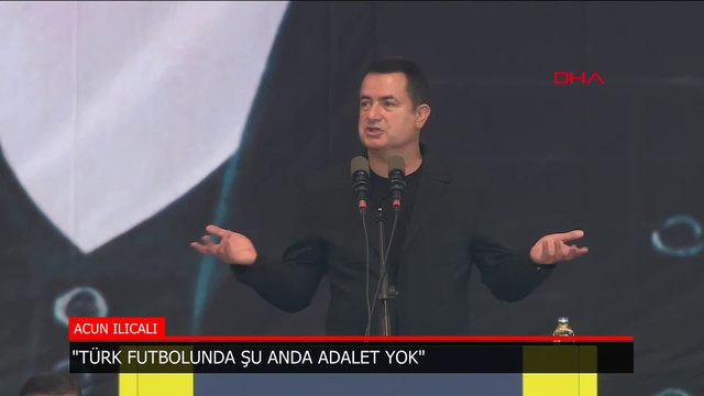 Acun Ilıcalı, Fenerbahçe kongresinde konuştu: Türk futbolunda adalet yok
