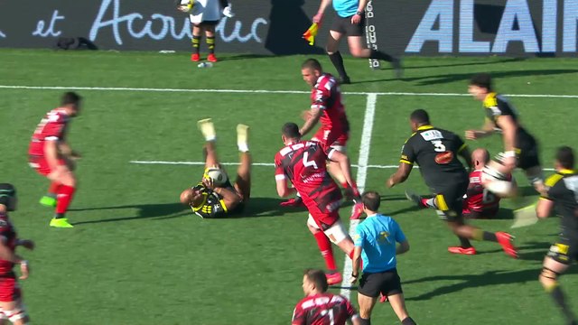 TOP 14 - Essai de Thomas BERJON (SR) - Stade Rochelais - Oyonnax Rugby