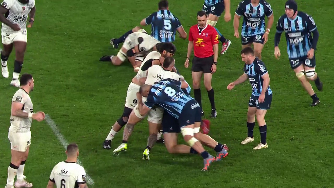 TOP 14 - Essai de Baptiste SERIN (RCT) - Aviron Bayonnais - RC Toulon