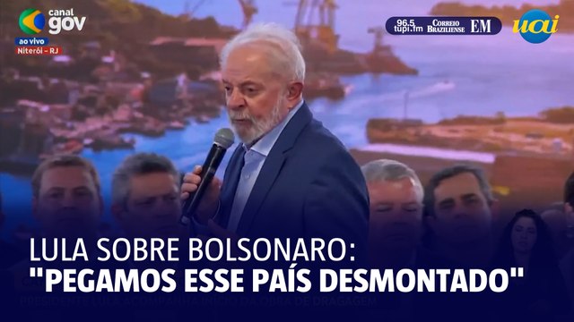 Lula sobre Bolsonaro: Quatro anos que ao invés de governança, a gente tinha mentira