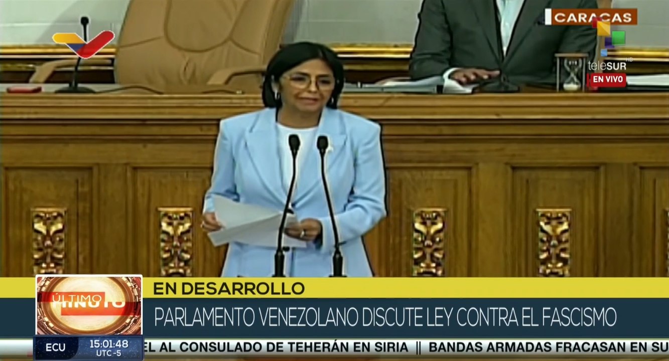 Poder Ejecutivo venezolano presentó Ley Contra el Fascismo