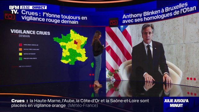 À LA UNE DEMAIN - Vigilances météo, Anthony Blinken à Bruxelles et substances toxiques dans les poêles rayées