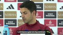 Arteta 'happy' at Arsenal despite links away from the club