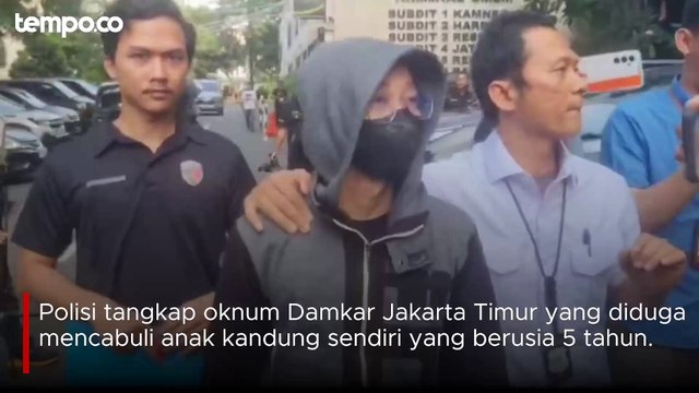 Oknum Damkar yang Cabuli Anak Kandung Akhirnya Ditangkap, Begini Tampang Pelaku