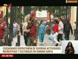 Caracas | Ciudadanos disfrutaron de diferentes actividades recreativas y religiosas en Semana Santa
