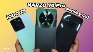 Narzo 70 Pro vs iQOO Z9 vs Nothing Phone (2a)  Camera Comparison