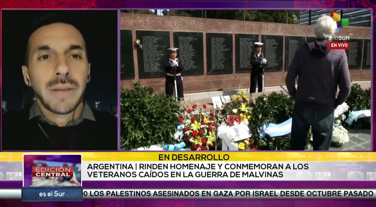 En Argentina recuerdan a veteranos y caídos en la guerra de Las Malvinas