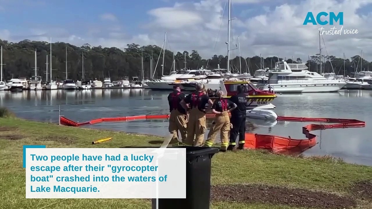 'Flying boat' crashes into lake | Newcastle Herald, April 3, 2024