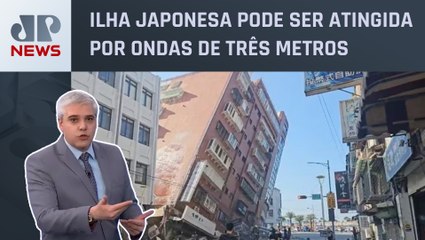 Terremoto de magnitude 7.5 atinge Taiwan, e Japão tem alerta de tsunami