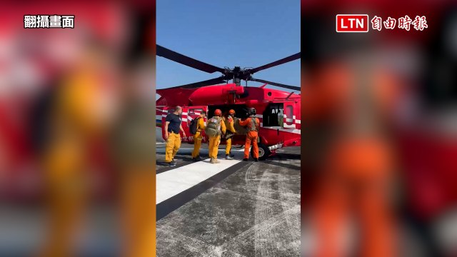 花蓮強震》花蓮2棟房屋傾斜 消防署特搜隊趕往支援救災(翻攝畫面)