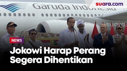 Lepas Bantuan Kemanusiaan Ke Mesir Dan Sudan, Jokowi Harap Perang Segera Dihentikan