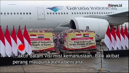 Presiden Jokowi Lepas Bantuan Kemanusiaan untuk Gaza dan Sudan, Total Rp30 Miliar