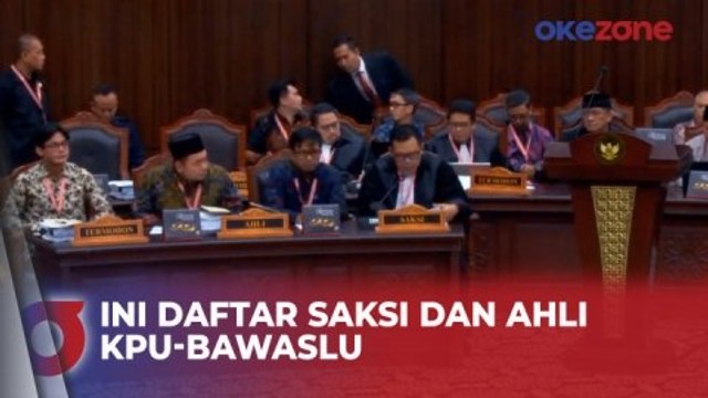 Sidang Sengketa Pilpres Hari Ini, Giliran KPU dan Bawaslu Hadirkan Saksi dan Ahli