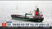 정부, '대북제재 위반 연루' 의심 선박 남해서 나포