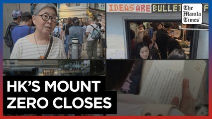 Hong Kong book lovers mourn store closure after constant complaints