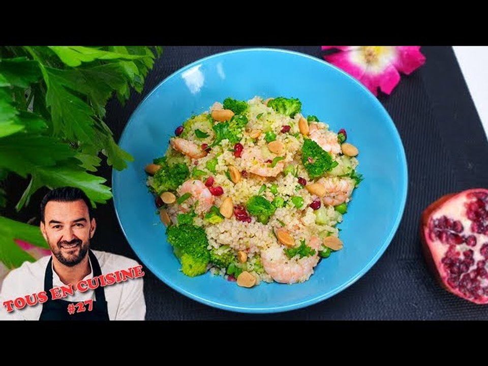 Tous en cuisine #27 ; Je teste le taboulé vert aux crevettes de Cyril Lignac ! Tous en cuisine #27 _ Je teste le taboulé vert aux crevettes de Cyril Lignac ! (Exclusivité Dailymotion)