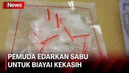 Pemuda Ditangkap akibat Edarkan Sabu untuk Biayai Kekasih